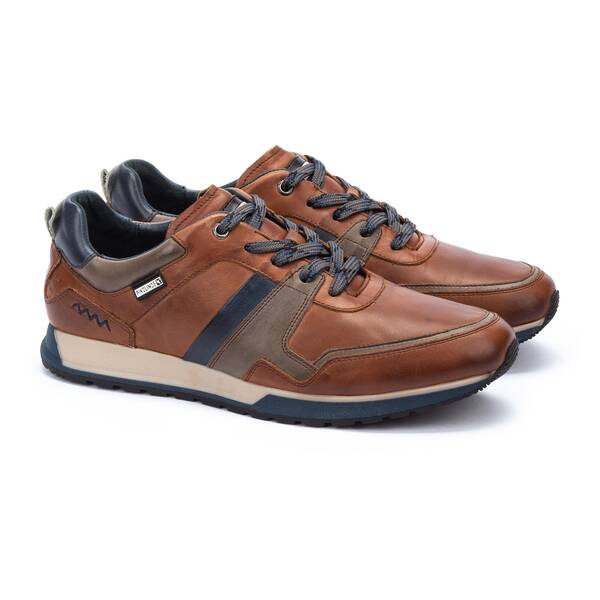 Pikolinos Cambil M5N-6344C5 Mens Cuero Leather Lace Up Trainers