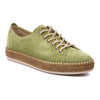 Lazy Dogs Maddison JLD010 Ladies Olive Green Suede Lace Up Shoes