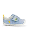 StartRite Little Mate 0819_2 Girls Pale Blue Nubuck Touch Fastening Shoes