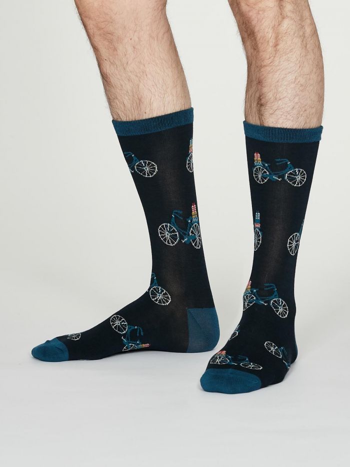 Thought SPM 575 Pedal Mens Bicycle Bamboo Socks
