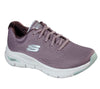 Skechers 149057 Arch Fit Big Appeal Ladies Lavender Textile Arch Support Lace Up Trainers