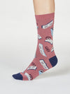 Thought SPW 669 Marey Ladies Bookworm Bamboo Socks