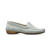 Van Dal Sanson 2156 1201 Ladies Aqua Grey Leather Slip On Loafers
