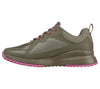 Skechers 117186 Bobs Squad 3 Star Flight Ladies Olive Lace Up Trainers