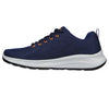 Skechers 232519 Relaxed Fit Equalizer 5.0 Mens Navy & Orange Textile Vegan Lace Up Trainers