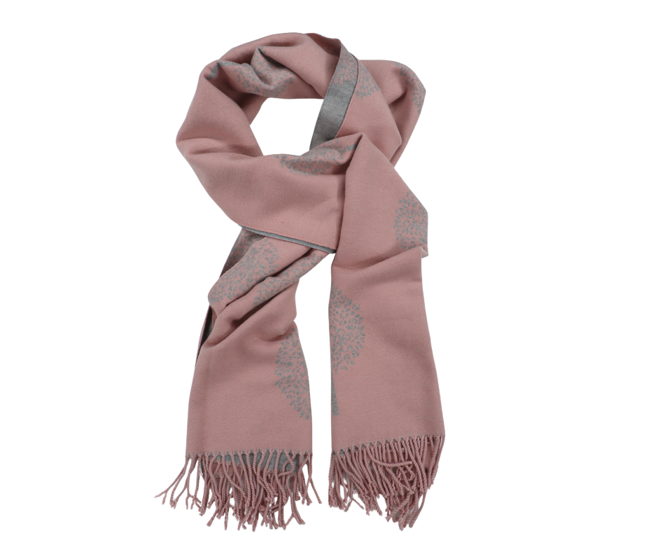Thistle Gem Supersoft Tree Of Life Scarf (With Tassels)