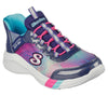 Skechers 303514L Dreamy Lites Colourful Prism Girls Navy Multi Textile Elasticated Trainers