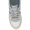Gola Daytona Chute Ladies Off White, Ice Blue And Lavender Leather & Textile Lace Up Trainers