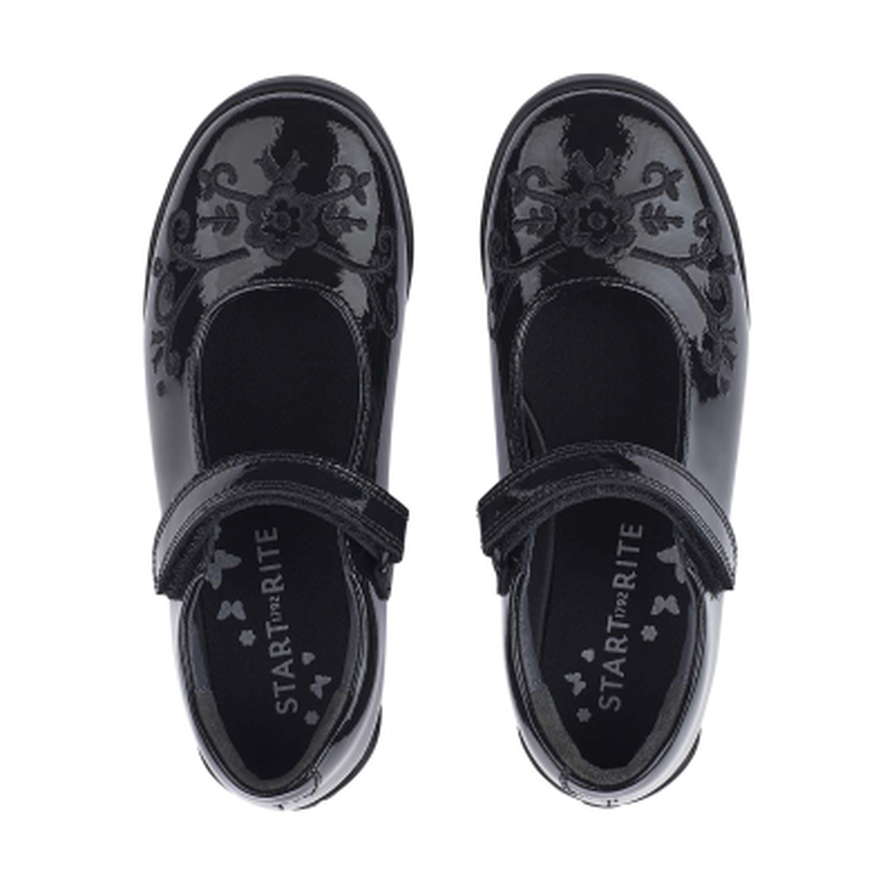 Start-Rite Hopscotch 2788-3 Black Patent Girls Leather Mary Jane Shoe - elevate your sole