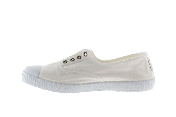 Victoria 1915 Inglesa 106623 Ladies  Spanish White Textile Elasticated Shoes